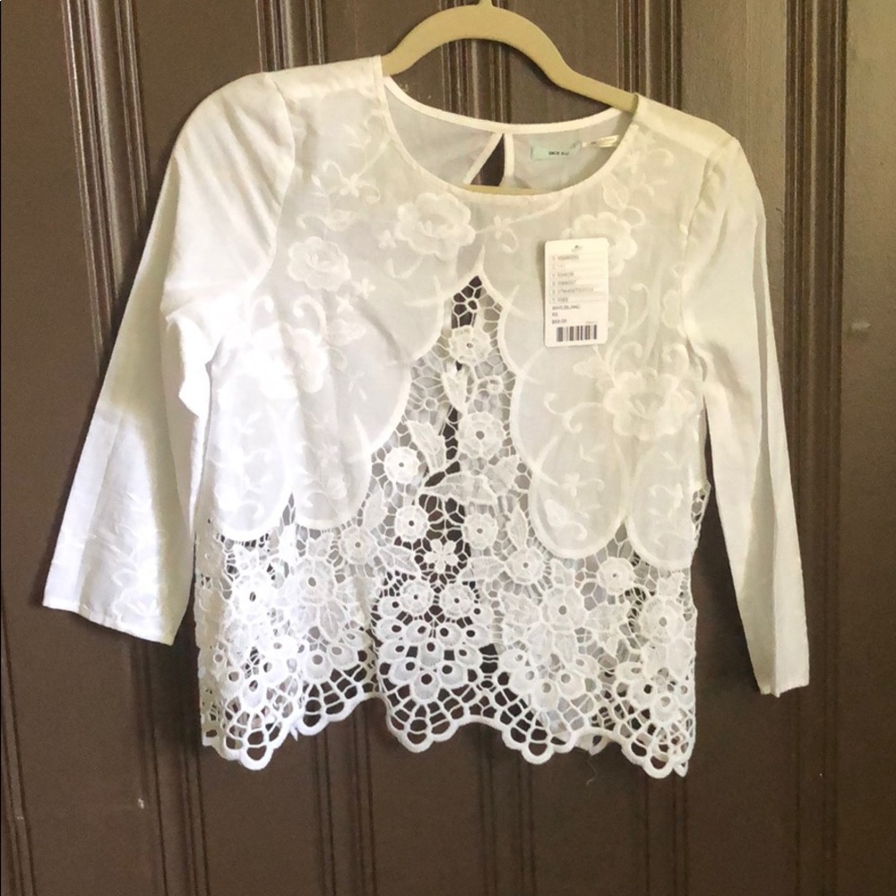 Urban Outfitters eyelet top